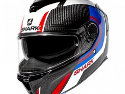 Casque intégral Shark Spartan GT Carbon Tracker carbon / bleu / rouge