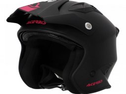 Casque jet Acerbis Aria 22.06 noir / rose