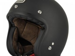 Casque jet Gasoline CafÃ© Racer S250 noir mat