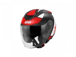 Casque jet Givi X.25 Target noir / blanc / rouge