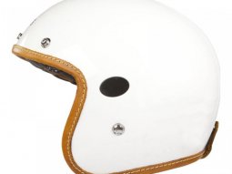 Casque jet Helstons Naked Carbone blanc