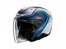 Casque jet HJC RPHA 31 Kouv MC21SF gris / bleu / rouge mat