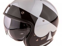 Casque jet HJC V31 Kuz noir / blanc