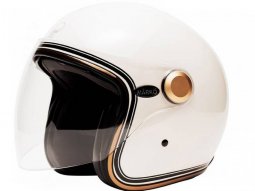 Casque jet MÃ¢rkÃ¶ Boreal crÃ¨me