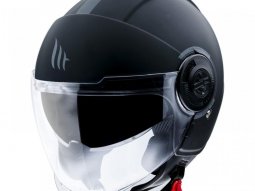 Casque jet MT Helmets Viale SV Uni noir mat