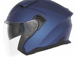 Casque jet Nox N130 bleu mat