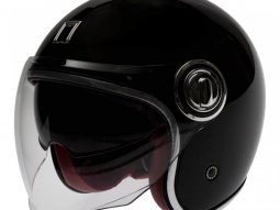 Casque jet Nox Premium Heritage noir