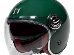 Casque jet Nox Premium Heritage vert anglais