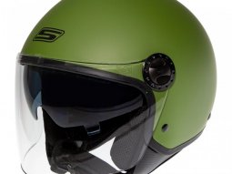 Casque jet S-Line S706 R-Fully vert army