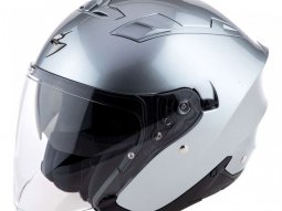 Casque jet Scorpion Exo-230 Solid argent