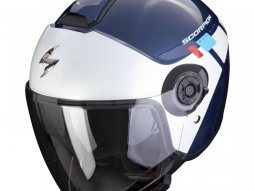 Casque jet Scorpion Exo-City II Mall bleu / blanc / rouge