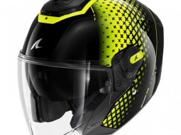 Casque jet Shark RS Jet Stride black / yellow / silver
