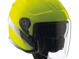 Casque jet Tucano Urbano ELâMax jaune fluo graphic mat