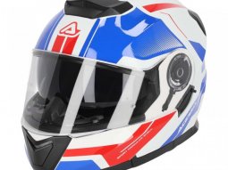 Casque modulable Acerbis Serel 22.06 blanc / bleu / rouge