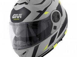 Casque modulable Givi X.21 Evo Number gris / noir / jaune mat