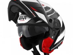 Casque modulable Givi X.21 Evo Number noir / blanc / rouge