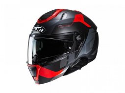 Casque modulable HJC i91 Carst MC1SF noir / gris / rouge mat