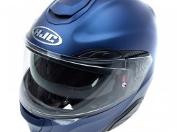 Casque modulable HJC RPHA 91 bleu mÃ©tal semi-mat