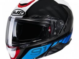 Casque modulable HJC RPHA 91 Rafino MC21 noir / bleu / blanc / rouge