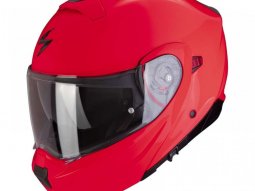 Casque modulable Scorpion Exo-930 Evo Solid rouge fluo
