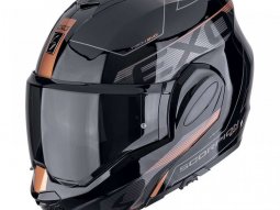 Casque modulable Scorpion Exo-Tech Evo Traveller black / copper