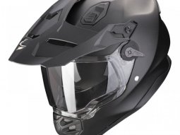 Casque trail Scorpion ADF-9000 Air Solid noir perle mat