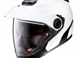 Casque transformable Nolan N40-5 GT ECE 22.06 Classic N-Com blanc...