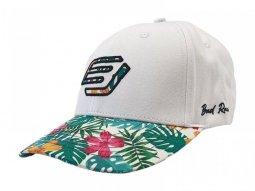 Casquette Bud Racing Tropical blanc