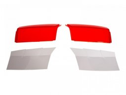 Catadioptre rouge avec fond blanc (la paire) Givi Z1424R