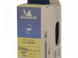Chambre Ã  air Michelin Aircomp A2 Ultra Light 700B / Cx26 / 32...