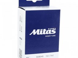 Chambre à air Mitas 10x1,75-2,00 valve Schrader coudée...
