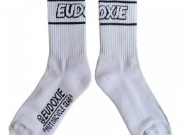 Chaussette Eudoxie Logo blanc
