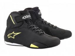 Chaussures moto Alpinestars Sektor noir / jaune fluo