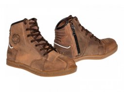 Chaussures moto Harisson Yankee Raw marron