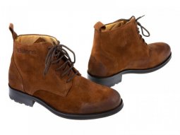 Chaussures moto Helstons Deville tobaco suede