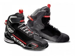 Chaussures moto Ixon Bull Knit noir / blanc / rouge