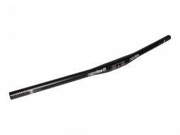 Cintre VTT Ergotec XS droit en aluminium noir (largeur 680 mm)