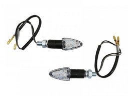 Clignotants 8 LED Avoc Mini Nago noir / transparent