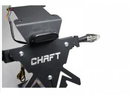 Clignotants LED Chaft Wanted avec feu stop noir / transparent