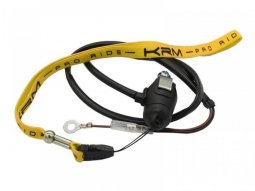 Coupe circuit KRM Pro Ride aimanté jaune