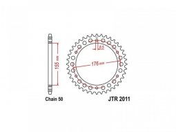 Couronne JT Sprockets Acier pas 530 42 dents