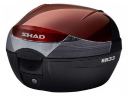Couvercle rouge pour top case Shad SH 33