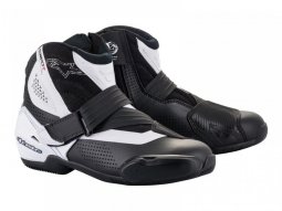 Demi-bottes Alpinestars SMX-1 R v2 Vented noir / blanc