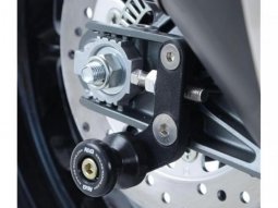 Diabolos de bras oscillant R&G Racing noir sur platine KTM RC 390 17-1
