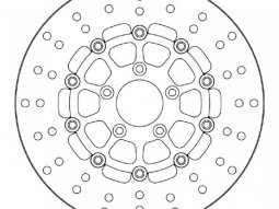 Disque de frein fixe TRW Harley FXDF 1584 Dyna Fat Bob 08-12