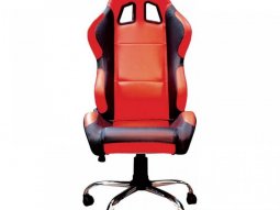 Fauteuil de bureau Paddock rouge / noir