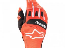 Gants cross Alpinestars Techstar orange / noir