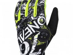 Gants cross O'Neal Matrix Attack noir / jaune fluo