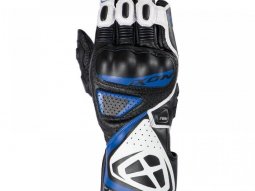 Gants cuir Ã©tÃ© Ixon GP5 Air noir / blanc / bleu