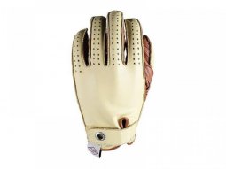 Gants cuir Five Colorado beige / marron